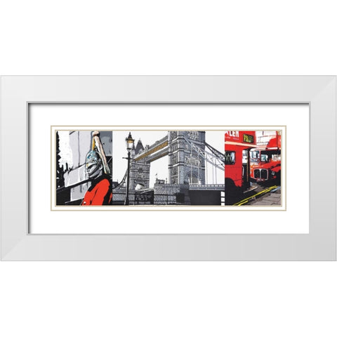 London White Modern Wood Framed Art Print with Double Matting by Fairbrother, Jo