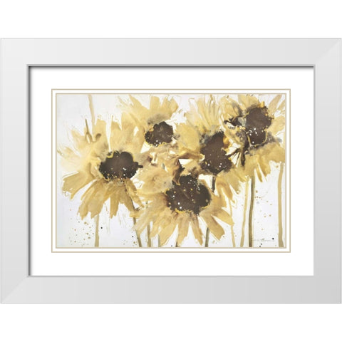 Amazing Grace White Modern Wood Framed Art Print with Double Matting by Barnes, Natasha