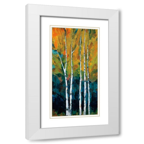 Preface White Modern Wood Framed Art Print with Double Matting by Colbert, Peter