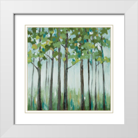 Tranquil View I White Modern Wood Framed Art Print with Double Matting by Vindedzis, Rita
