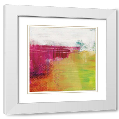 We Found Love White Modern Wood Framed Art Print with Double Matting by Hawkins, Julie