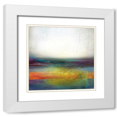 Illusion White Modern Wood Framed Art Print with Double Matting by Venter, Tandi