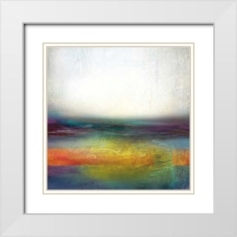 Illusion White Modern Wood Framed Art Print with Double Matting by Venter, Tandi