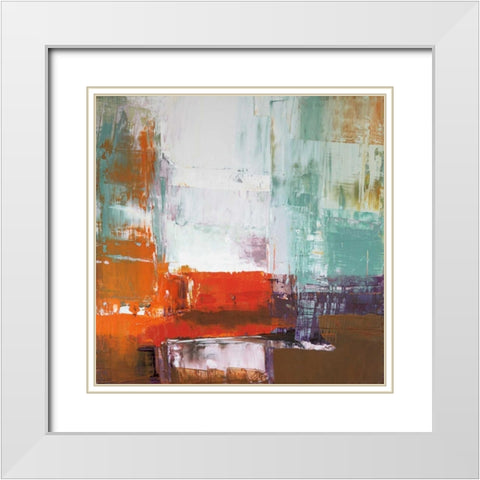 Realize White Modern Wood Framed Art Print with Double Matting by Shire, Martin
