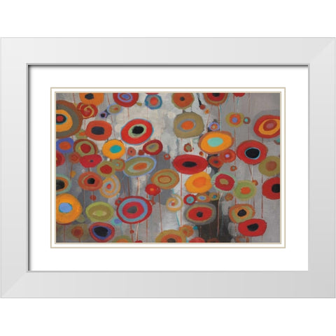 Opening White Modern Wood Framed Art Print with Double Matting by Li-Leger, Don