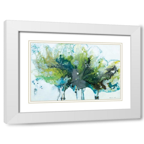 Imperial Frost White Modern Wood Framed Art Print with Double Matting by Barnes, Natasha
