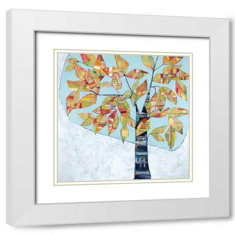 Leisure And Repose White Modern Wood Framed Art Print with Double Matting by Swider, Staci