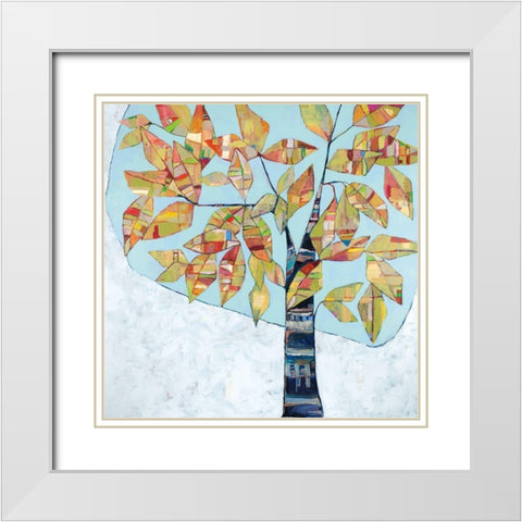 Leisure And Repose White Modern Wood Framed Art Print with Double Matting by Swider, Staci