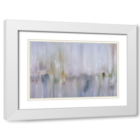 Infinte Reflections White Modern Wood Framed Art Print with Double Matting by Ellens, Jacqueline