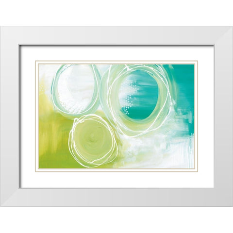 Praying For No Strings White Modern Wood Framed Art Print with Double Matting by Julie Hawkins