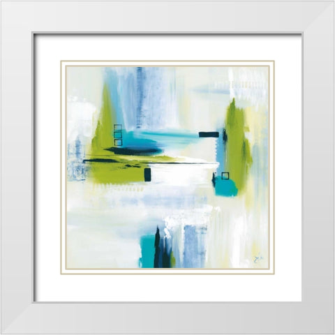 Like You Do White Modern Wood Framed Art Print with Double Matting by Hawkins, Julie