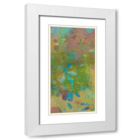 Laughter and Tears I White Modern Wood Framed Art Print with Double Matting by Weber, Jennifer