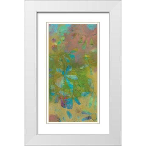 Laughter and Tears I White Modern Wood Framed Art Print with Double Matting by Weber, Jennifer