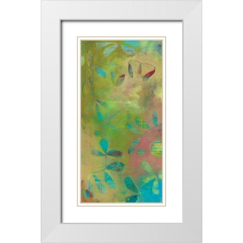 Laughter and Tears II White Modern Wood Framed Art Print with Double Matting by Weber, Jennifer
