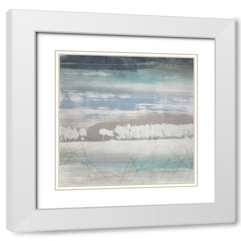 From the Earth I White Modern Wood Framed Art Print with Double Matting by Duncan-He, Louis
