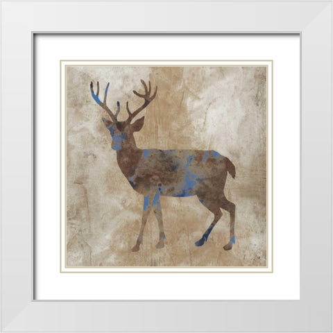 Oh Dear II White Modern Wood Framed Art Print with Double Matting by Fontaine, Stephane