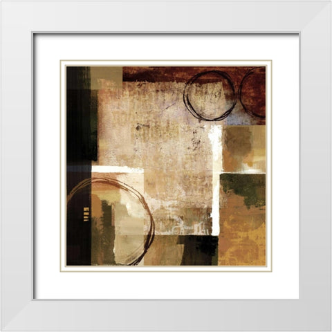 Broadway Rhythm White Modern Wood Framed Art Print with Double Matting by Mallett, Keith