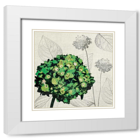 A Touch of Color IV White Modern Wood Framed Art Print with Double Matting by Venter, Tandi