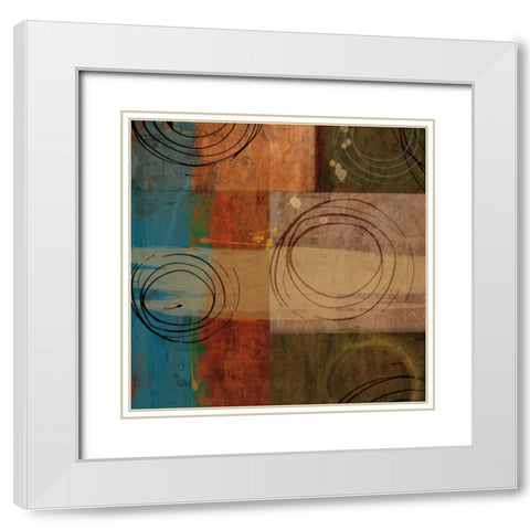 Corona White Modern Wood Framed Art Print with Double Matting by Mallett, Keith