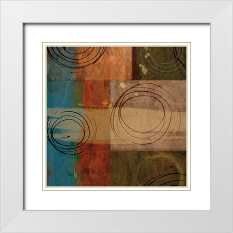 Corona White Modern Wood Framed Art Print with Double Matting by Mallett, Keith
