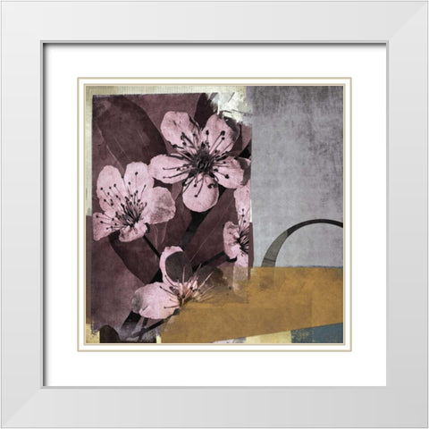 Spring Forward I White Modern Wood Framed Art Print with Double Matting by NOAH