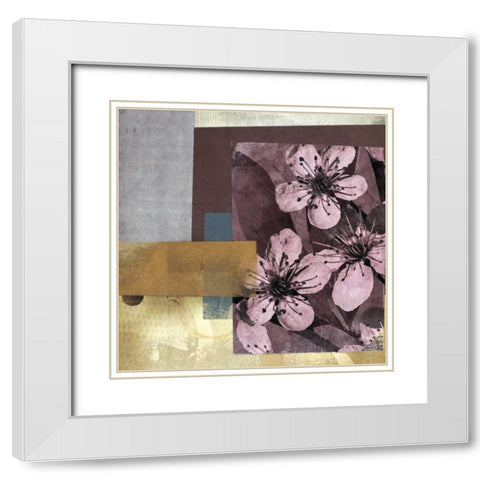 Spring Forward II White Modern Wood Framed Art Print with Double Matting by NOAH