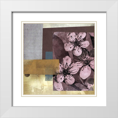 Spring Forward II White Modern Wood Framed Art Print with Double Matting by NOAH