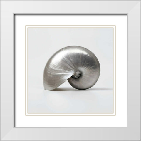 Beachside Treasure I White Modern Wood Framed Art Print with Double Matting by Frank, Assaf