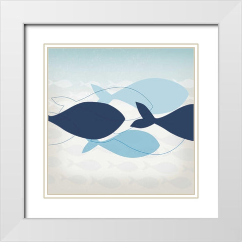 Schools Out I White Modern Wood Framed Art Print with Double Matting by Venter, Tandi