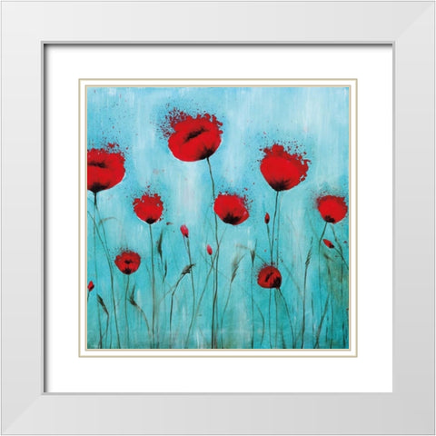Endless Summer I White Modern Wood Framed Art Print with Double Matting by Brink, Catherine