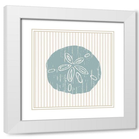 From the Sea II White Modern Wood Framed Art Print with Double Matting by Berg, Sabine