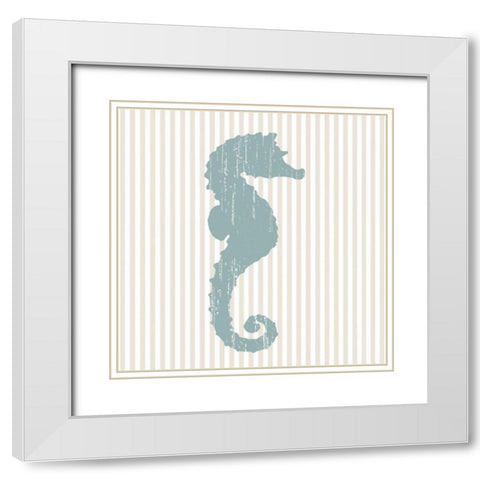 From the Sea III White Modern Wood Framed Art Print with Double Matting by Berg, Sabine