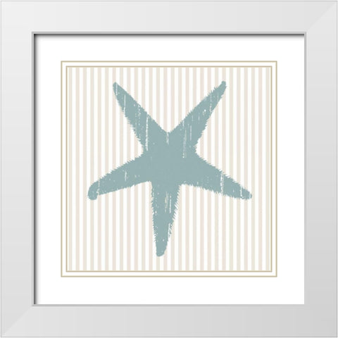 From the Sea IV White Modern Wood Framed Art Print with Double Matting by Berg, Sabine