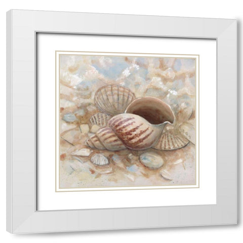 Beach Prize I White Modern Wood Framed Art Print with Double Matting by Fisk, Arnie