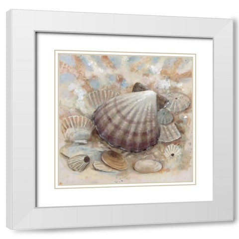 Beach Prize II White Modern Wood Framed Art Print with Double Matting by Fisk, Arnie