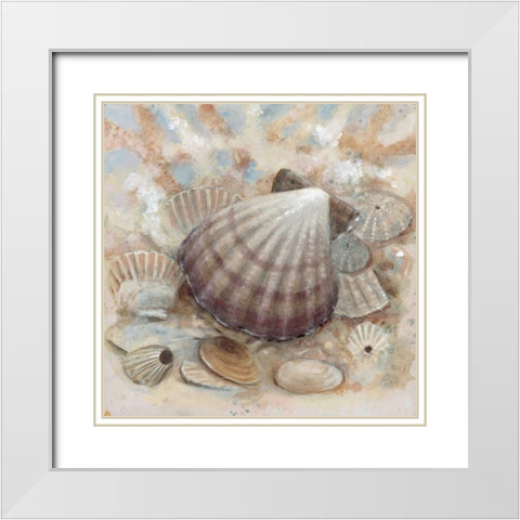 Beach Prize II White Modern Wood Framed Art Print with Double Matting by Fisk, Arnie