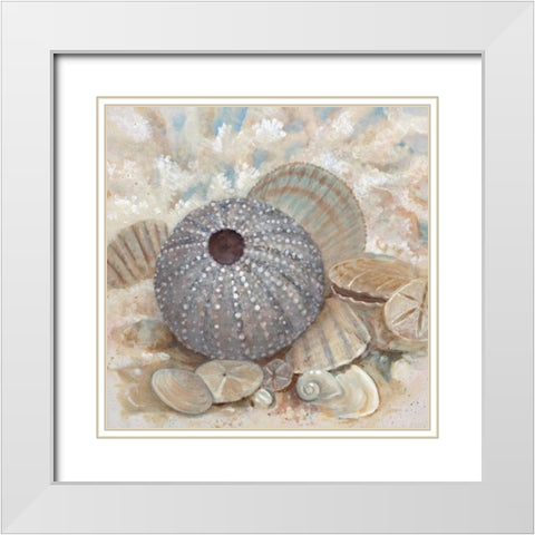 Beach Prize III White Modern Wood Framed Art Print with Double Matting by Fisk, Arnie