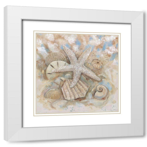 Beach Prize IV White Modern Wood Framed Art Print with Double Matting by Fisk, Arnie