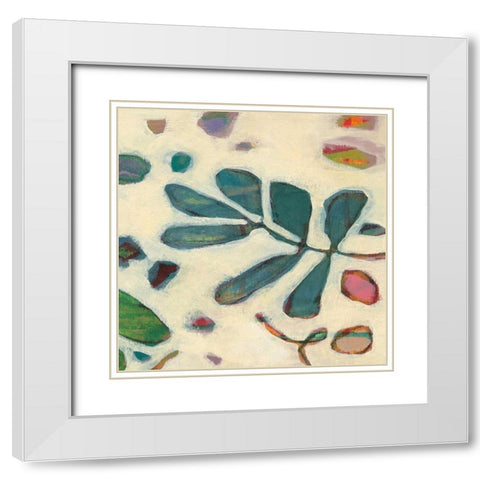 Sweet Surprise II White Modern Wood Framed Art Print with Double Matting by Weber, Jennifer