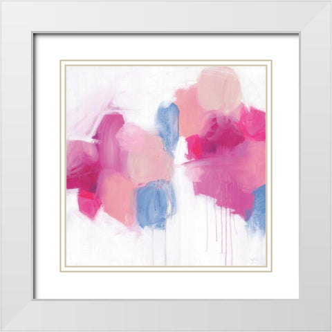 Storm In A Teacup White Modern Wood Framed Art Print with Double Matting by Hawkins, Julie