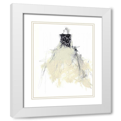 The Dressing Room IV White Modern Wood Framed Art Print with Double Matting by Stajan-Ferkul, Andrea