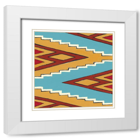 Earth River White Modern Wood Framed Art Print with Double Matting by Smith, Hope