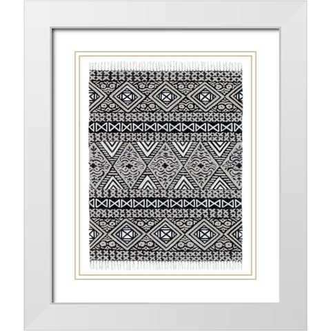 Magic Carpet Ride I White Modern Wood Framed Art Print with Double Matting by Stajan-Ferkul, Andrea