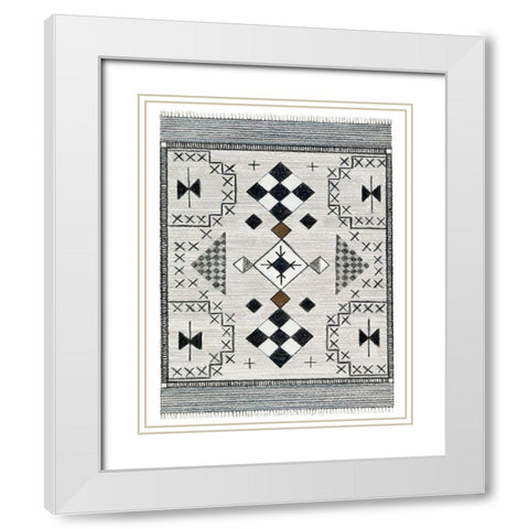 Magic Carpet Ride II White Modern Wood Framed Art Print with Double Matting by Stajan-Ferkul, Andrea