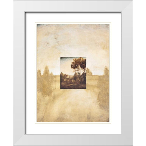 Dream House I White Modern Wood Framed Art Print with Double Matting by Miller, Ronald