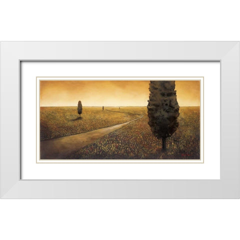 Infinite Dreamscape White Modern Wood Framed Art Print with Double Matting by St.Germain, Patrick