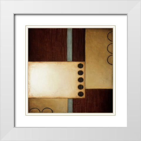 The Crossing White Modern Wood Framed Art Print with Double Matting by Eve