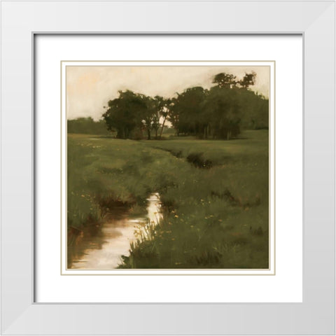 The Ancestors White Modern Wood Framed Art Print with Double Matting by Lightell, Megan