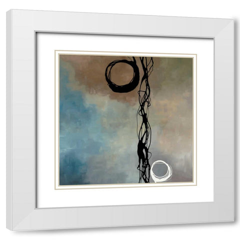A Foggy Day White Modern Wood Framed Art Print with Double Matting by Maitland, Laurie