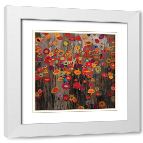 Parade White Modern Wood Framed Art Print with Double Matting by Li-Leger, Don